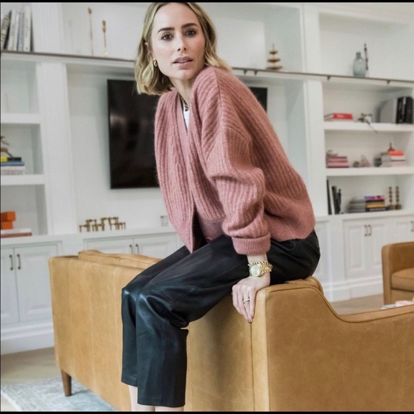 Anine Bing Maxwell Cropped Cardigan In 